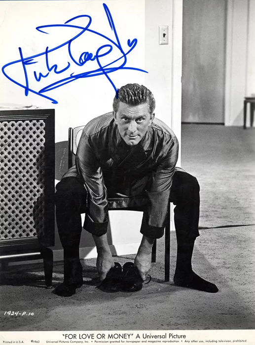 Kirk Douglas autograph