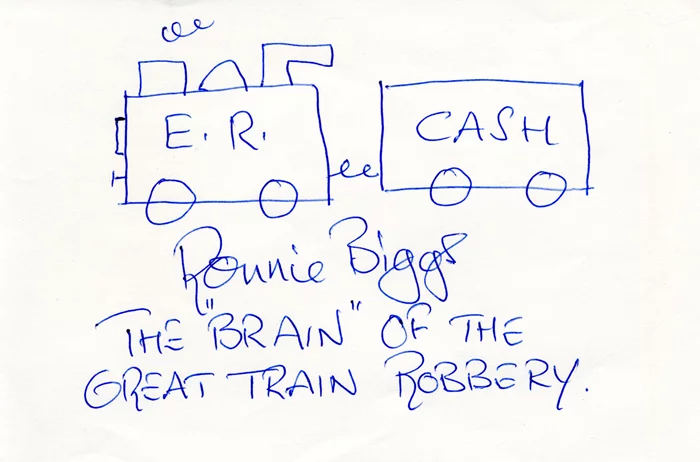 Ronnie Biggs autograph