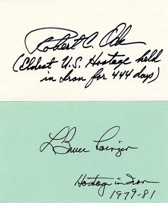 Iran Hostage Crisis autograph