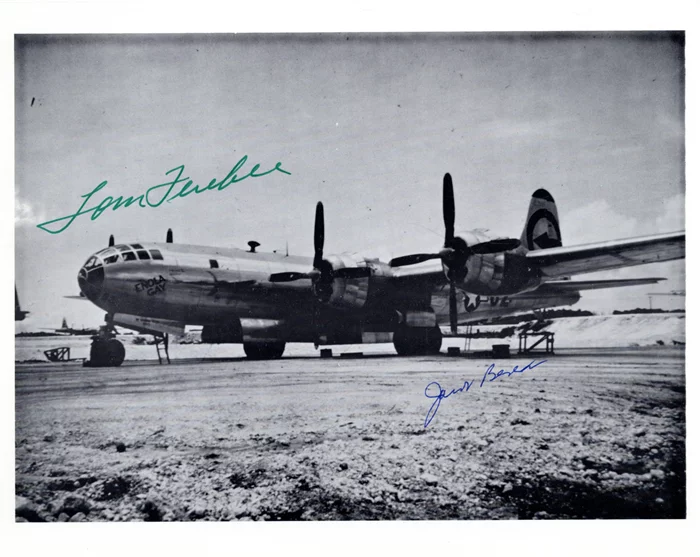 Enola Gay autograph
