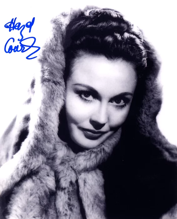 Hazel Court autograph