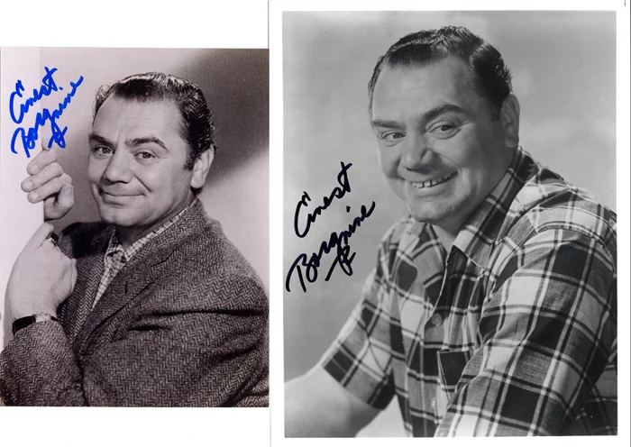 Ernest Borgnine autograph