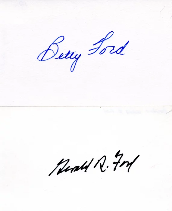 The Fords autograph