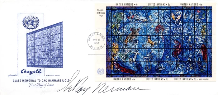LeRoy Neiman autograph