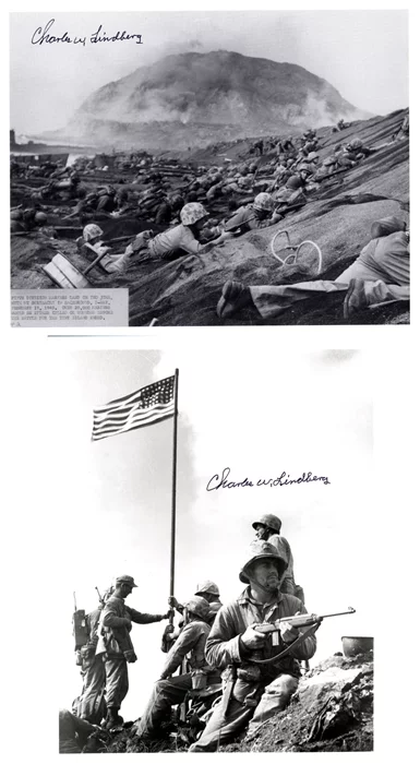 Charles W. Lindberg autograph