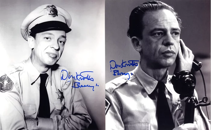Don Knotts autograph