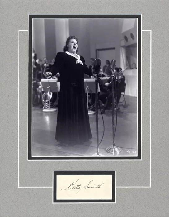 Kate Smith autograph
