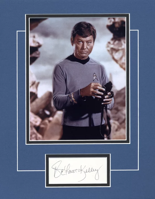 Deforest Kelley autograph