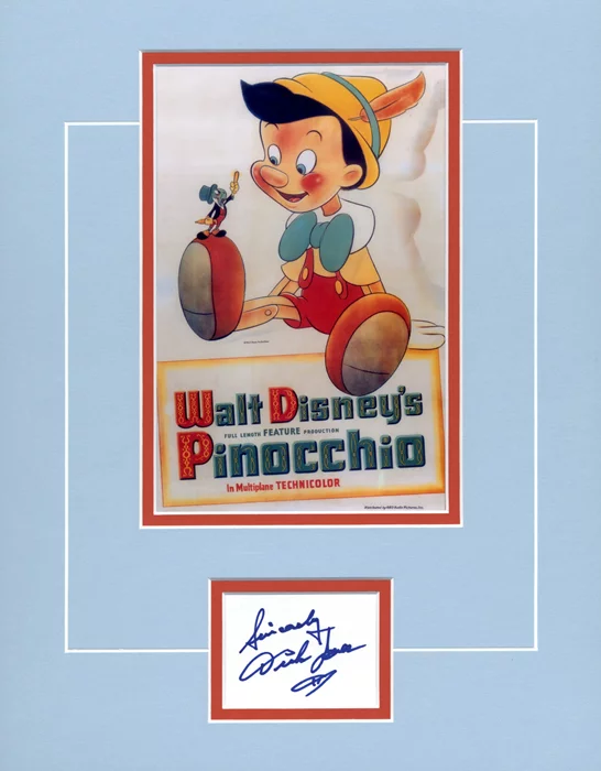 Pinocchio autograph