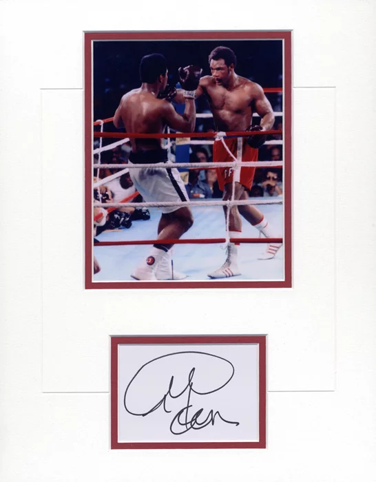 George Foreman autograph
