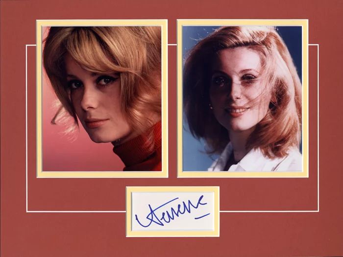 Catherine Deneuve autograph