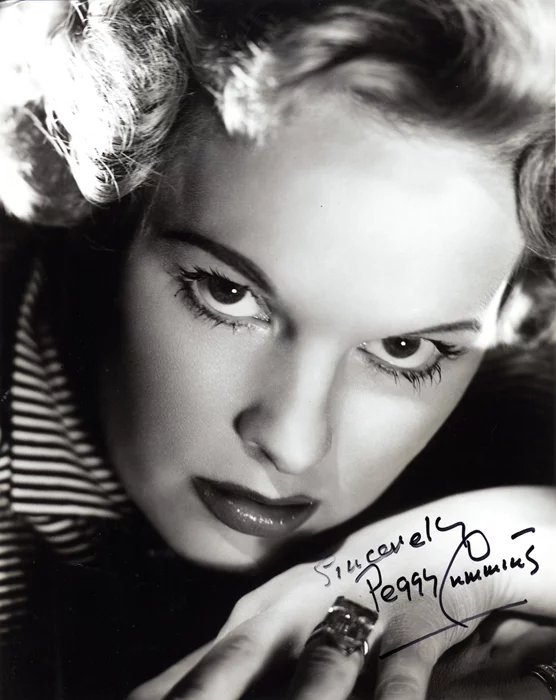 Peggy Cummins autograph