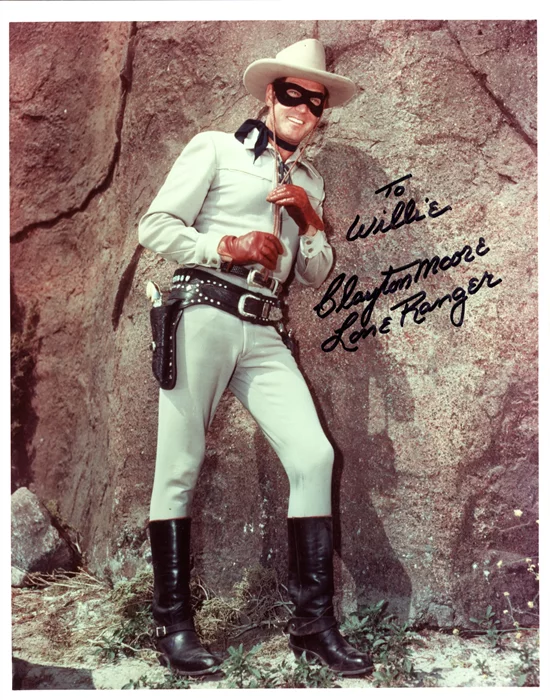 Clayton Moore autograph