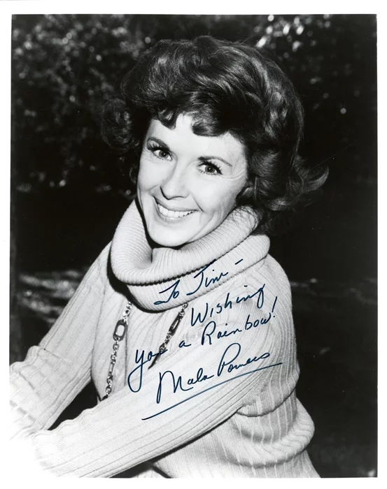 Mala Powers autograph