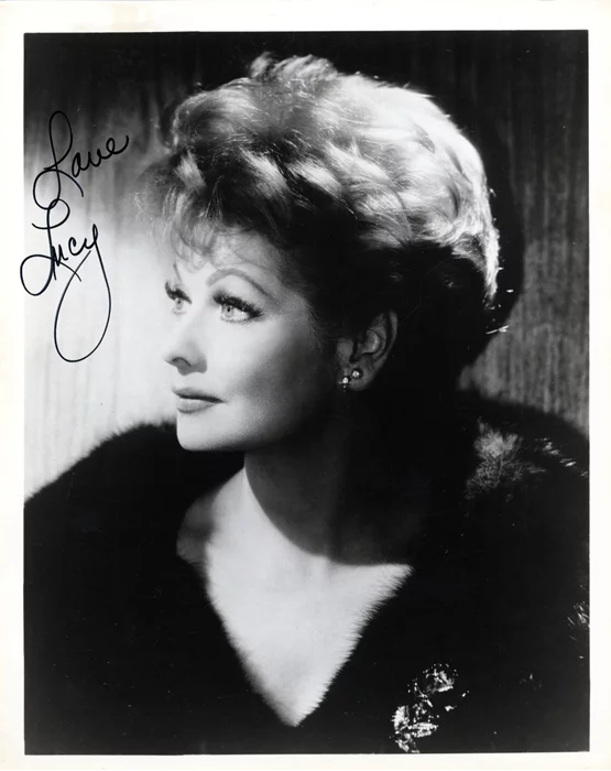 Lucille Ball autograph