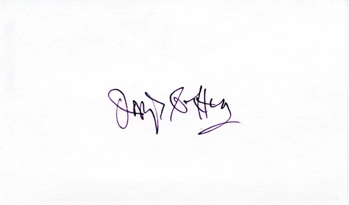 Joseph Cotten autograph