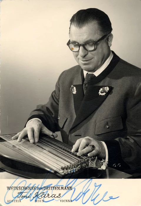 Anton Karas autograph
