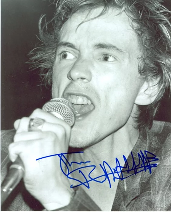Johnny Rotten autograph