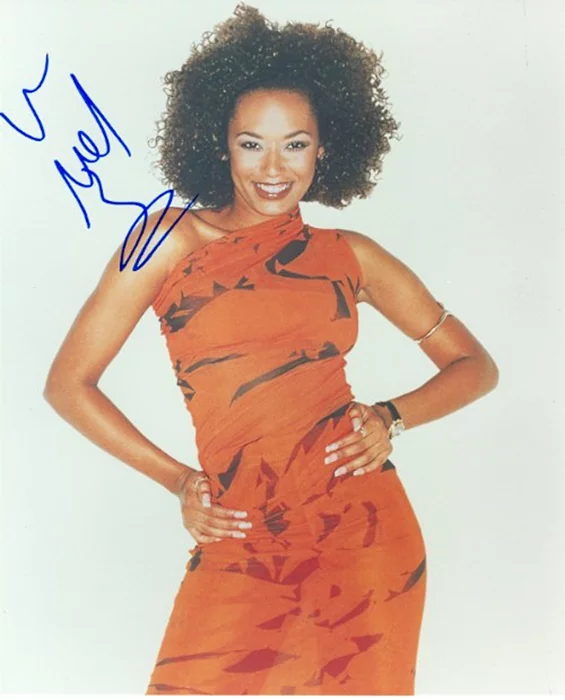 Melanie Brown autograph