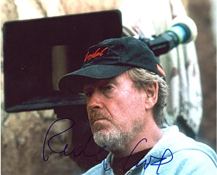 Ridley Scott autograph