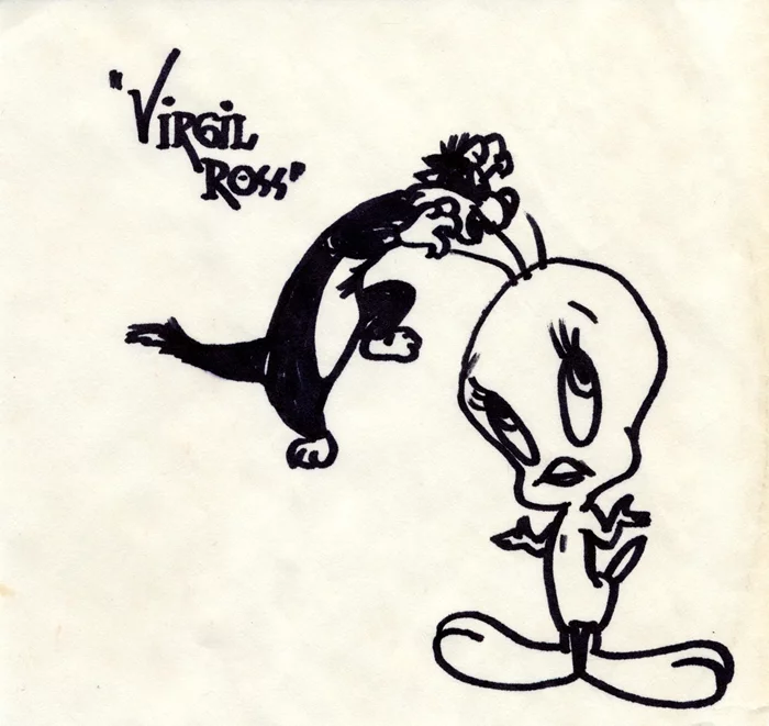 Virgil Ross autograph