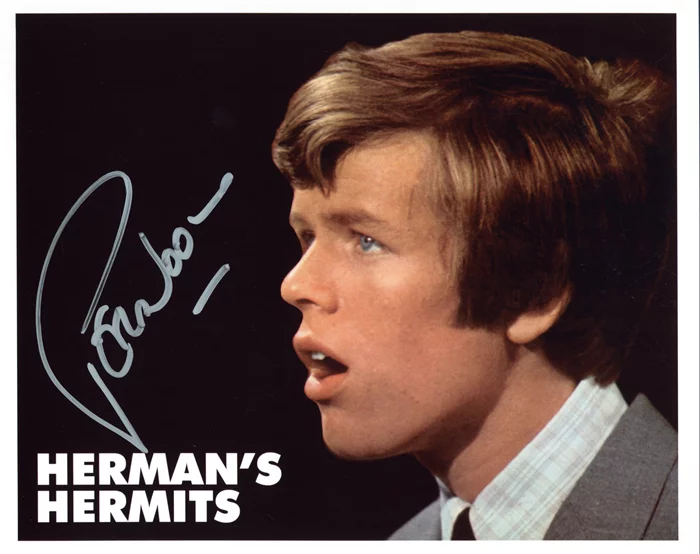 Peter Noone autograph