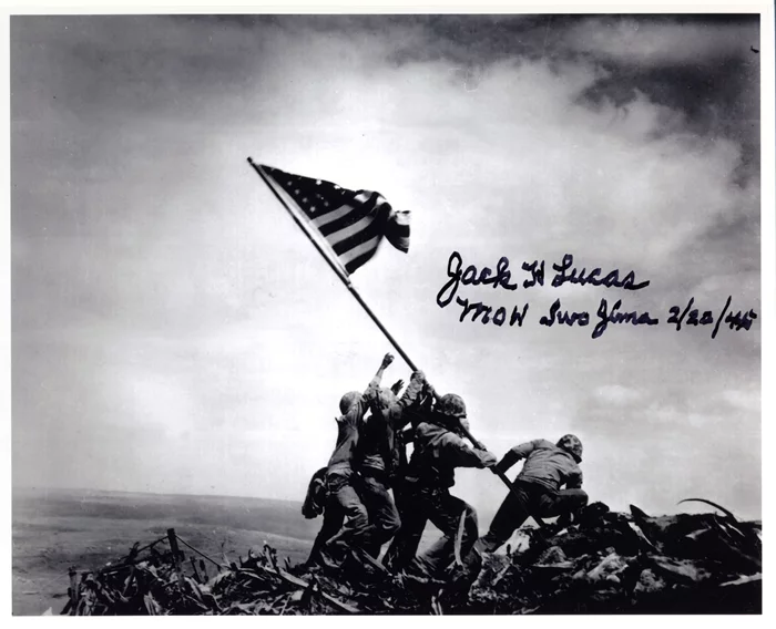 Jack H. Lucas autograph