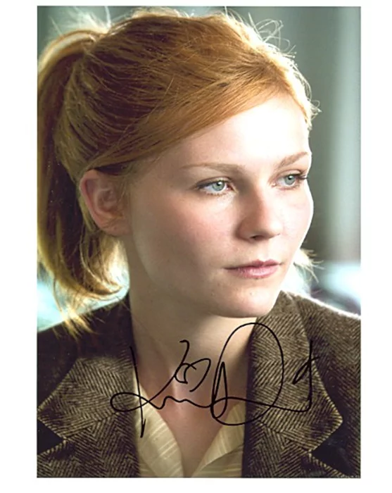Kirsten Dunst autograph