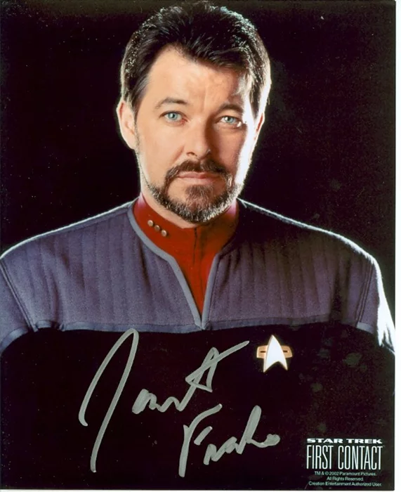 Jonathan Frakes autograph