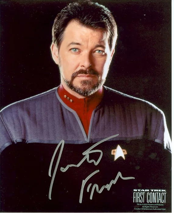 Jonathan Frakes autograph