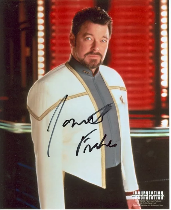 Jonathan Frakes autograph