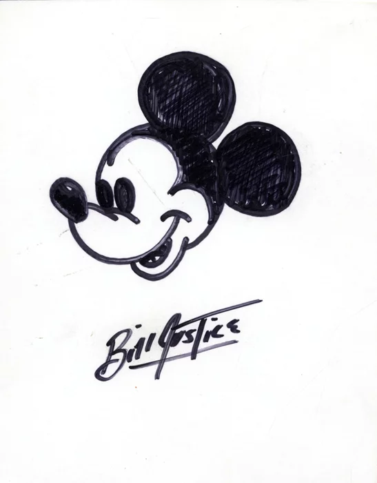 Bill Justice autograph