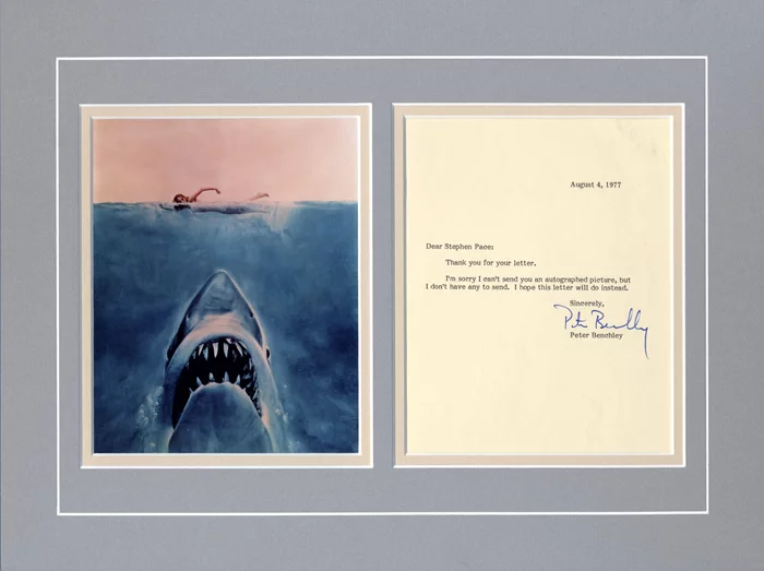 Peter Benchley autograph