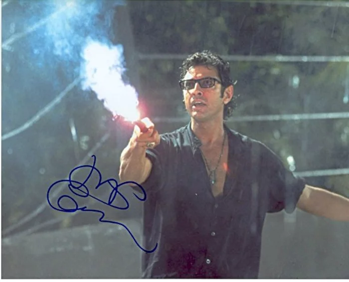 Jeff Goldblum autograph