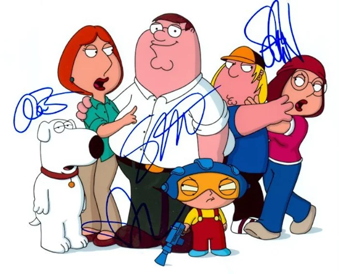 Family Guy autograph