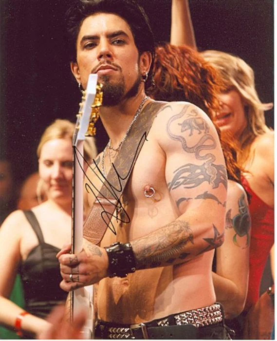 Dave Navarro autograph