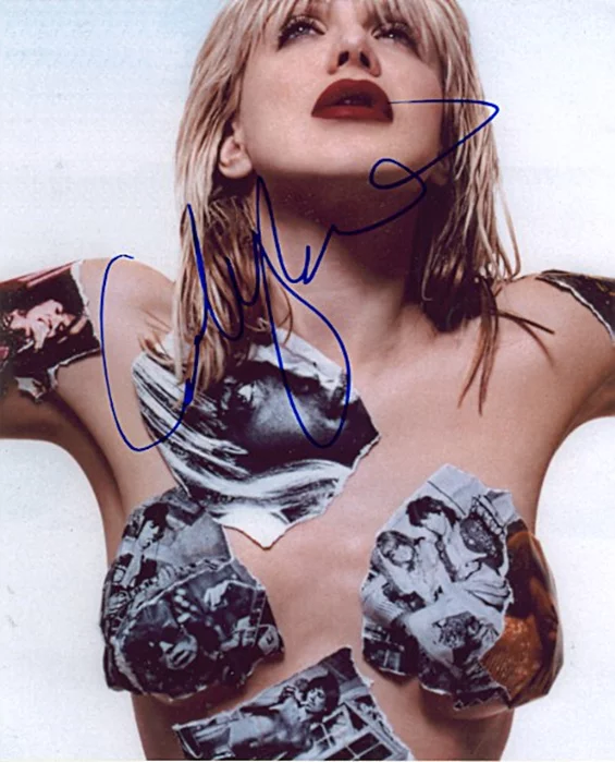 Courtney Love autograph