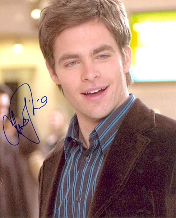 Chris Pine autograph