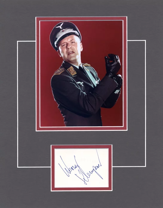 Werner Klemperer autograph