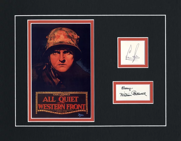 All Quiet on the Western Front autograph