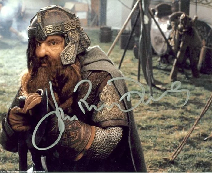 John Rhys-Davies autograph