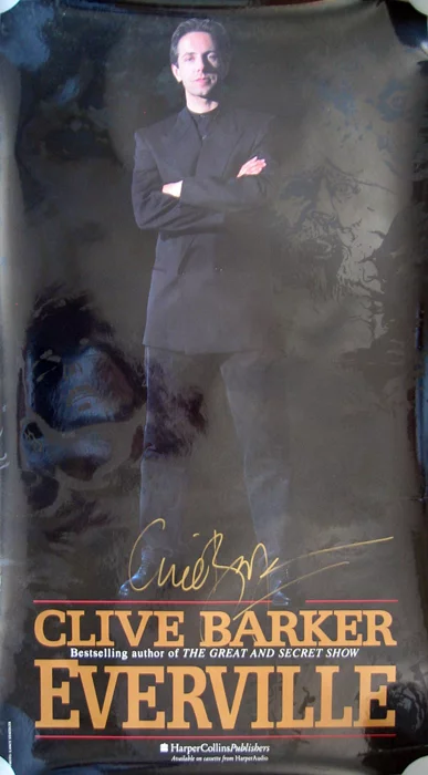 Clive Barker autograph