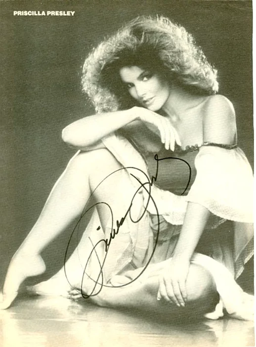 Priscilla Presley autograph