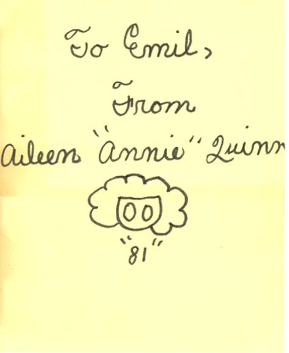 Annie autograph