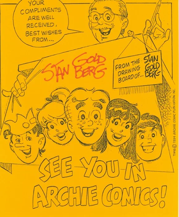 Stan Goldberg autograph