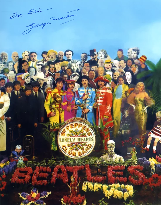 George Martin autograph