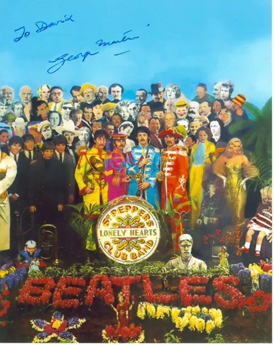 George Martin autograph
