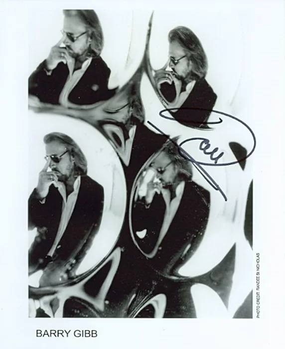 Barry Gibb autograph