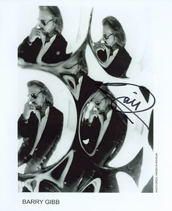 Barry Gibb autograph
