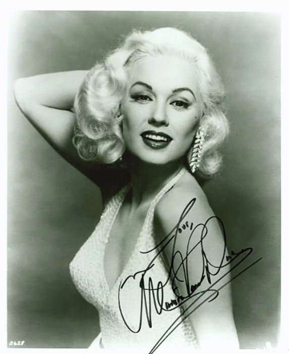 Mamie Van Doren autograph